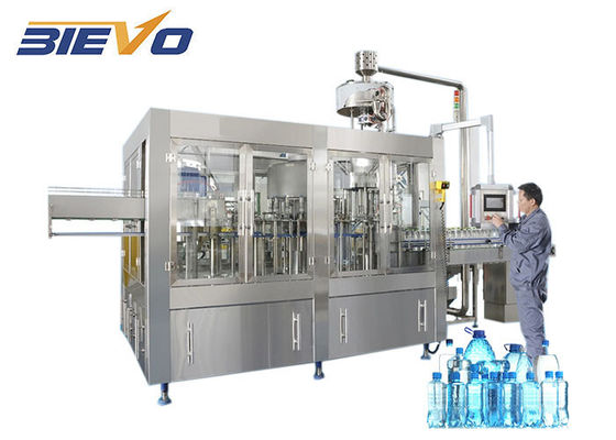 Machine de conditionnement de mise en bouteilles automatique de 6000BPH Wate, chaîne de production pure de remplissage de bouteilles de l'eau