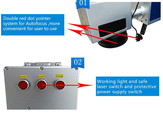 laser 30W codant l'imprimante Machine 70kg de date de la machine 0.01-1mm Raycus